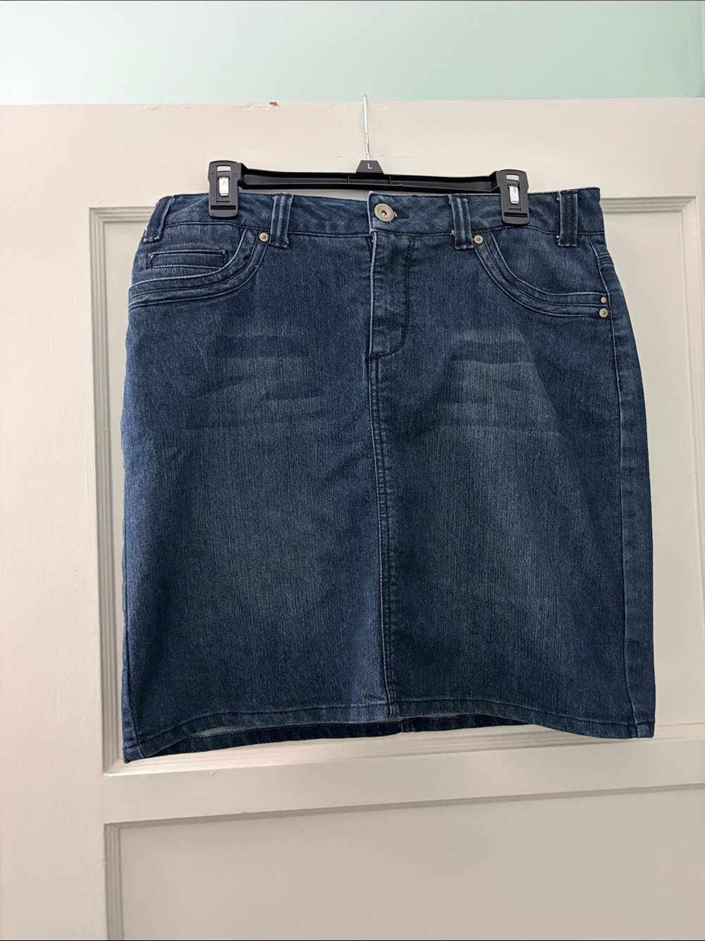 Sonoma Dark Blue Denim Mini Skirt